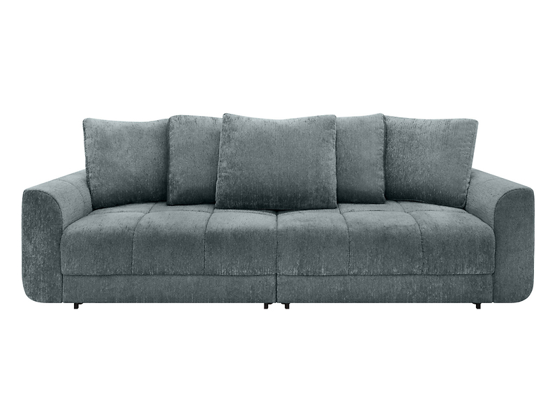 Sofa trzyosobowa Salamanca rozkładana z pojemnikiem grafitowa 1037797