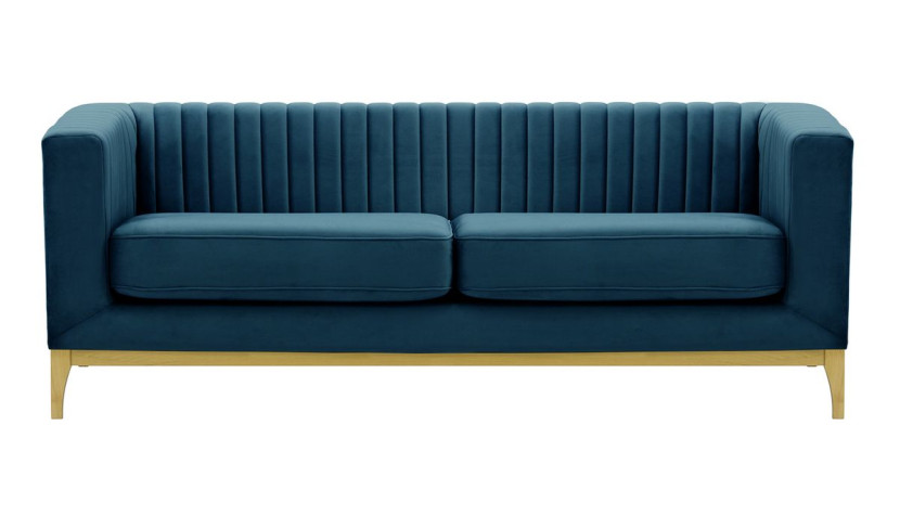 Sofa trzyosobowa Slender Wood-Velluto 11-like oak 195279