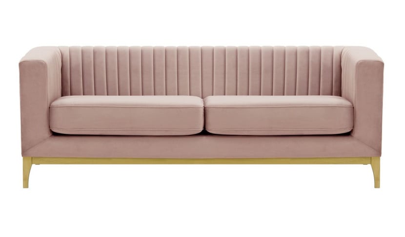Sofa trzyosobowa Slender Wood-Velluto 14-like oak 195278