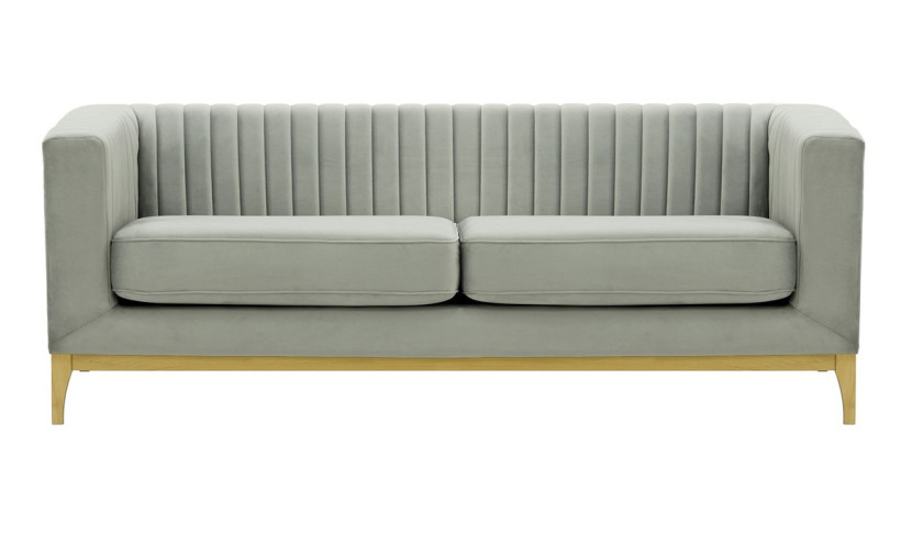 Sofa trzyosobowa Slender Wood-Velluto 15-like oak 195239