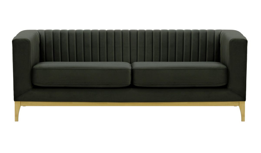 Sofa trzyosobowa Slender Wood-Velluto 20-like oak 195255