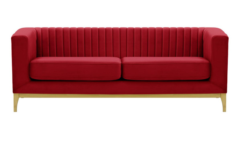 Sofa trzyosobowa Slender Wood-Velluto 7-like oak 195284