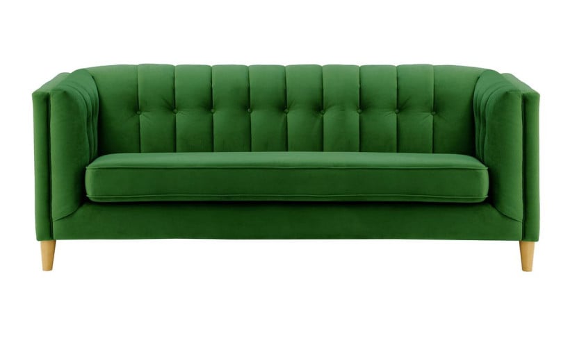 Sofa trzyosobowa Sodre-Velluto 10-like oak 435566