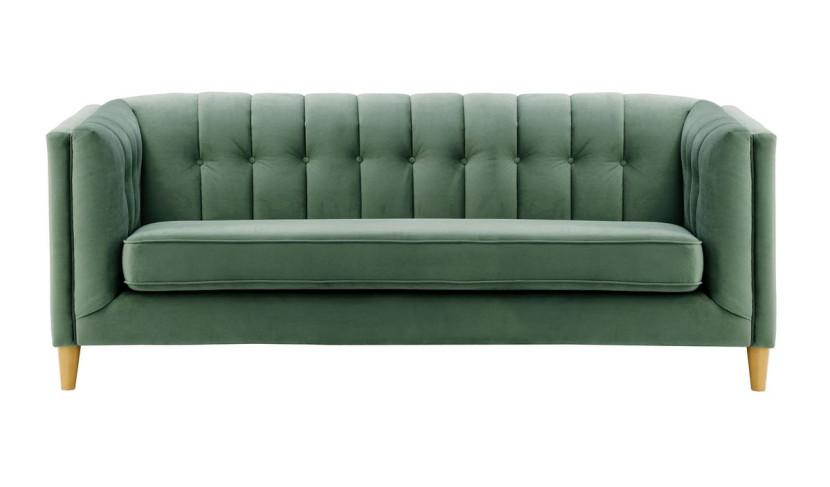 Sofa trzyosobowa Sodre-Velluto 12-like oak 435568