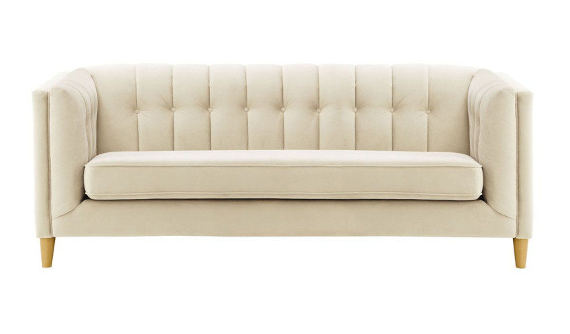 Sofa trzyosobowa Sodre-Velluto 2-like oak 435530