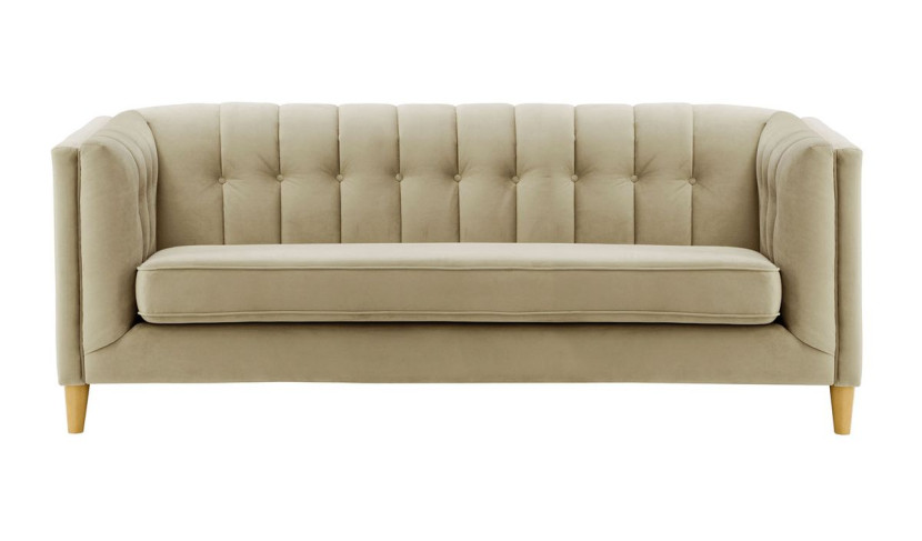 Sofa trzyosobowa Sodre-Velluto 3-like oak 435550