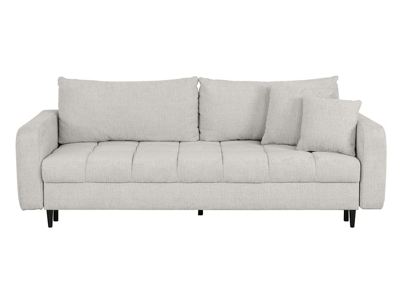 Sofa trzyosobowa Sorella rozkładana z pojemnikiem jasnoszara 766958