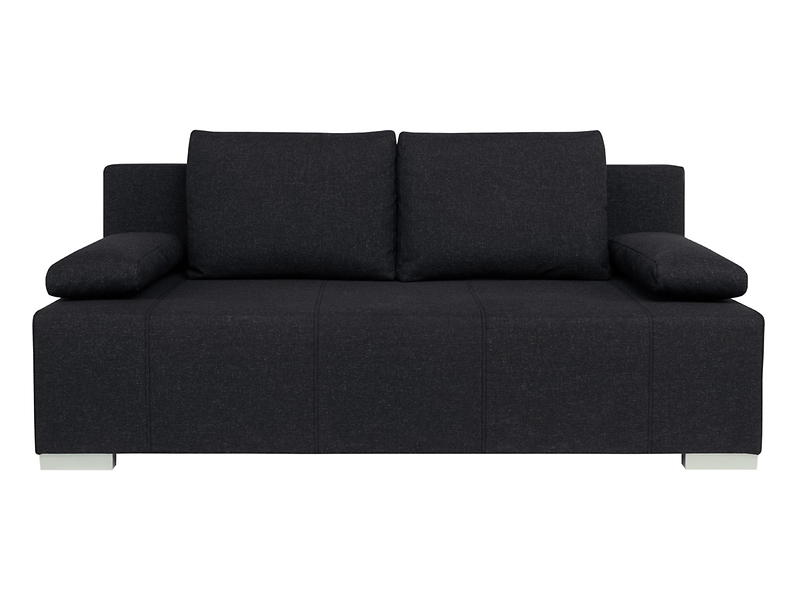 Sofa trzyosobowa Street IV rozkładana z pojemnikiem czarna 431272