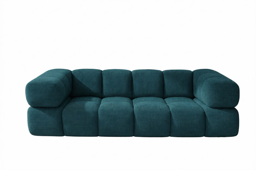Sofa trzyosobowa, strukturalna tkanina Sonic, Lazurowy, Averro 1045539