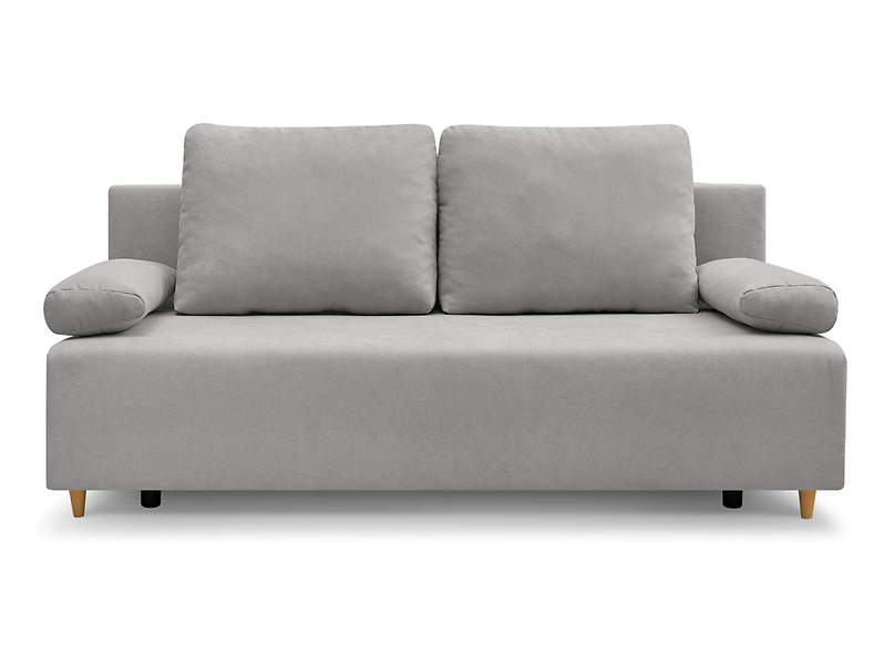 Sofa trzyosobowa Sun z funkcją spania z pojemnikiem szara 326574