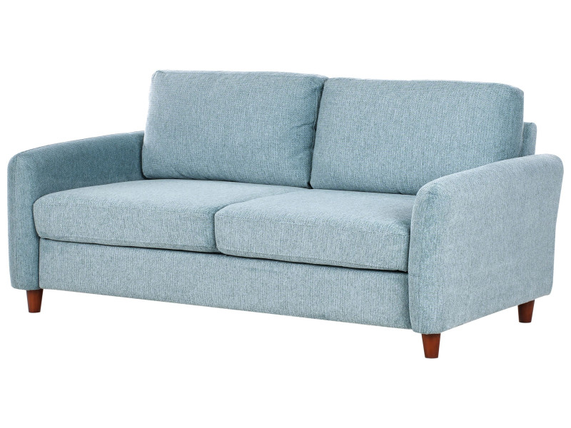 Sofa trzyosobowa tapicerowana niebieska 597699