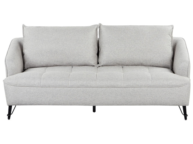 Sofa trzyosobowa tapicerowana szara 430540