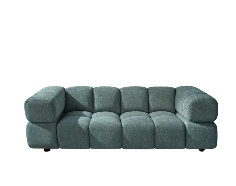 Sofa trzyosobowa, tkanina szenilowa Puente, Lazurowy, Averro 942238