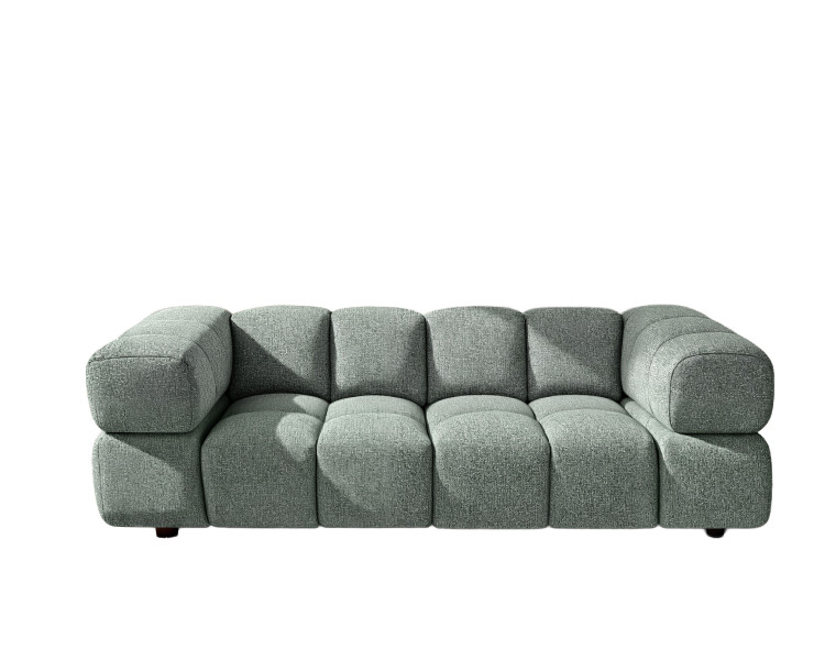 Sofa trzyosobowa, tkanina szenilowa Puente, Miętowy, Averro 942208