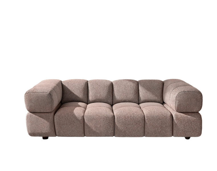 Sofa trzyosobowa, tkanina szenilowa Puente, Purprowy, Averro 942207