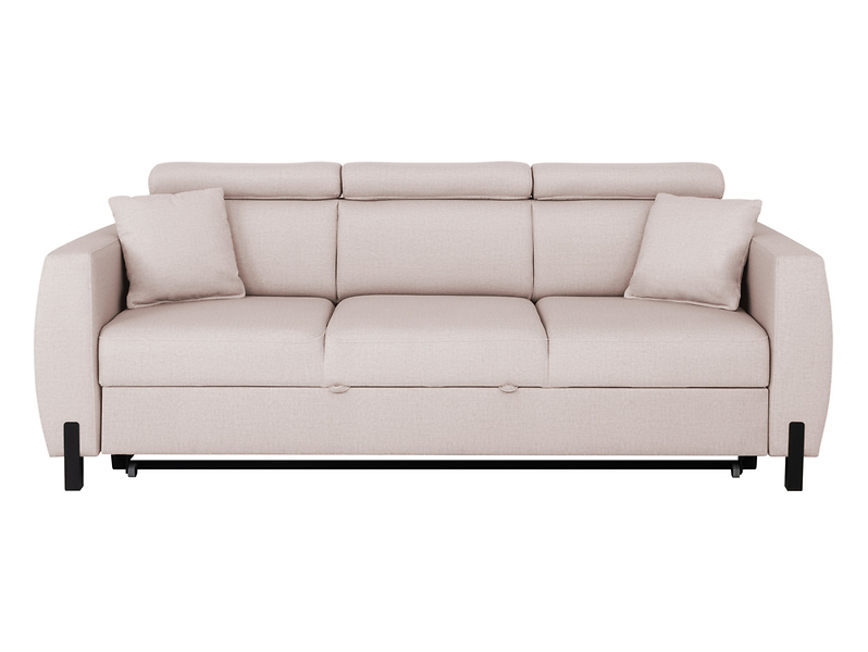 Sofa trzyosobowa Tulio rozkładana kremowa 297980
