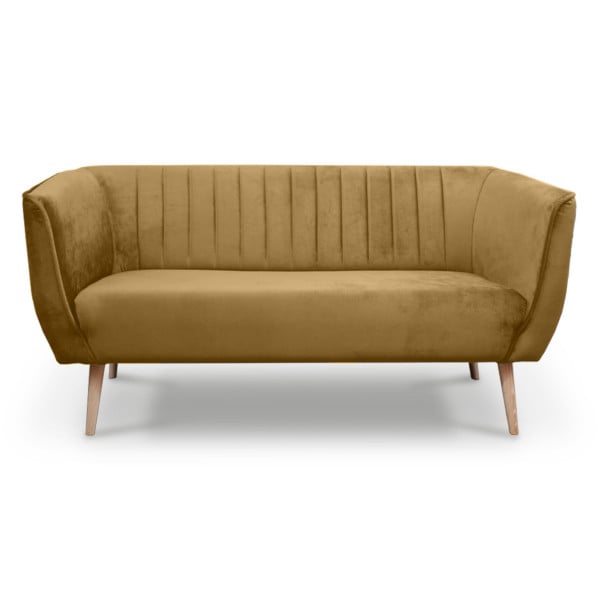 Sofa trzyosobowa w stylu skandynawskim PIK 3 / MON48 miodowy 382776