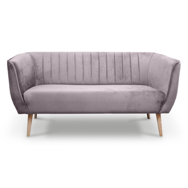 Sofa trzyosobowa w stylu skandynawskim PIK 3 MON62 wrzosowy 382780