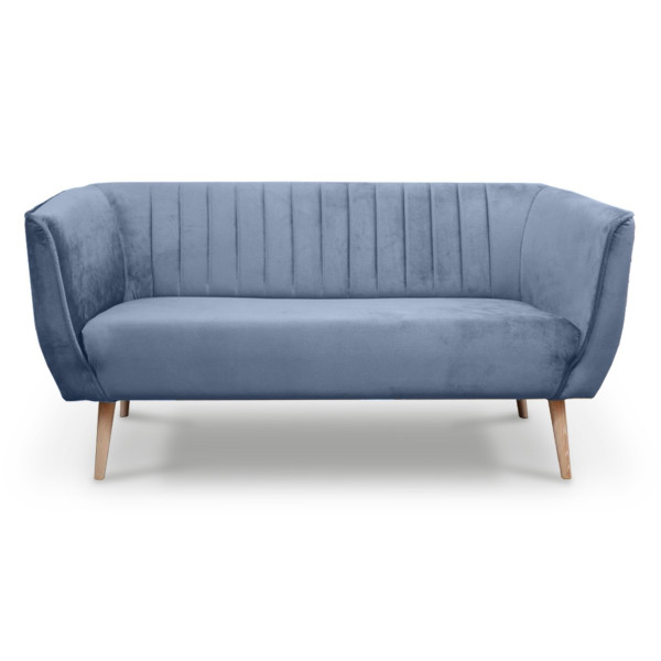 Sofa trzyosobowa w stylu skandynawskim PIK 3 MON70 błękitny 382772
