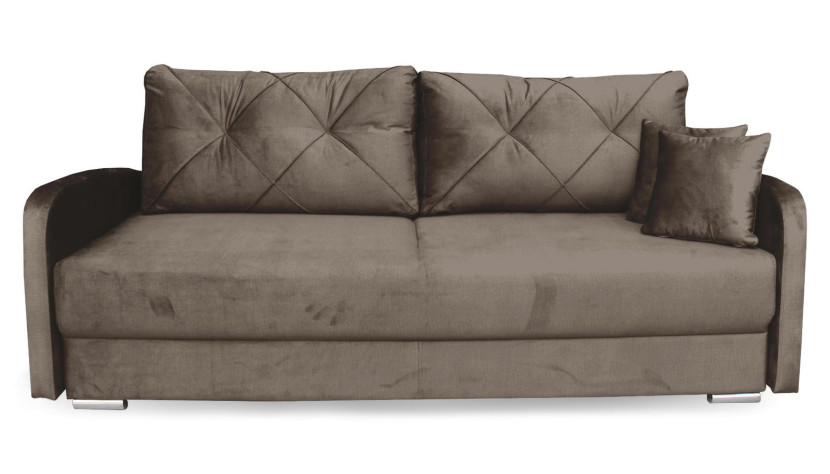 Sofa urduna z funkcją spania 190x142 cm brąz jasny scala20 716339