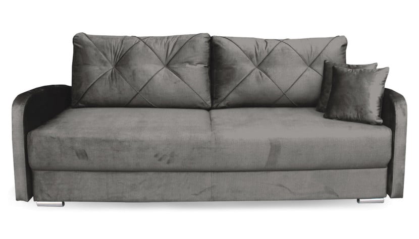 Sofa urduna z funkcją spania 190x142 cm szarobeżowa scala85 716333
