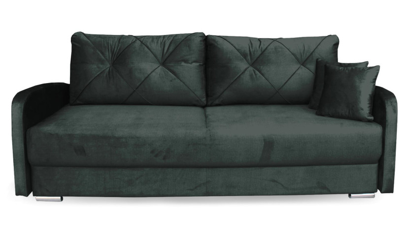 Sofa urduna z funkcją spania 190x142 cm zielona scala37 716348