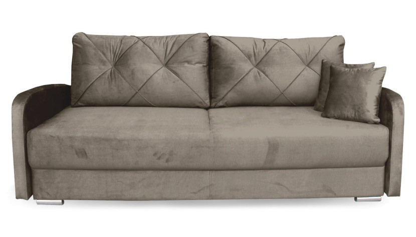 Sofa urduna z funkcją spania beż ciemny scala10 glamour 716337