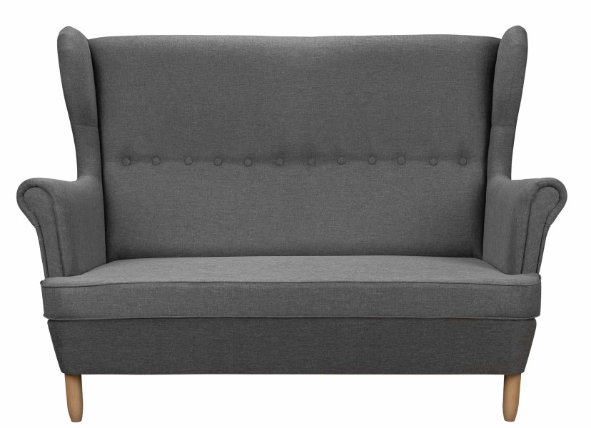 Sofa uszak nierozkładana skandynawska Denver Grafitowa 195460