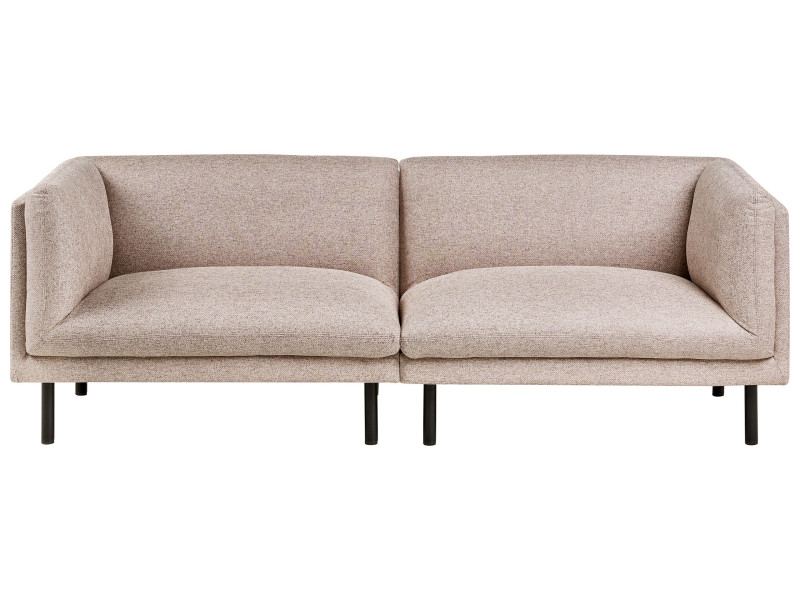 Sofa VORGOD Jasnobrązowy dla 3 osób 729017