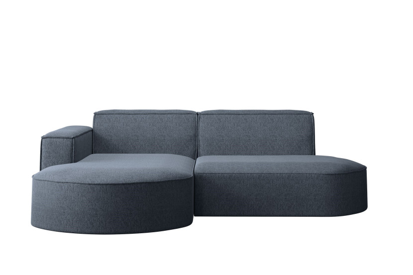 Sofa w kształcie L MODENA Studio, tkanina Verita, Morski Lewostronny 662121