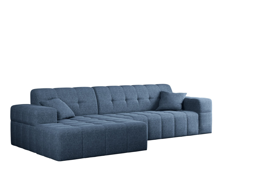 Sofa w kształcie L NIMES, tkanina Verita Morski Lewostronny 662951