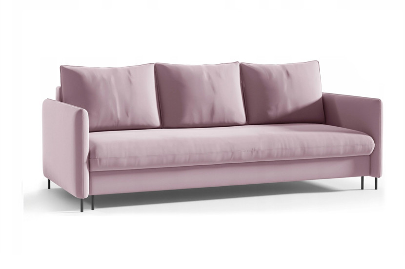 Sofa w stylu skandynawskim BELIS - róż R62 DL Tak 330179