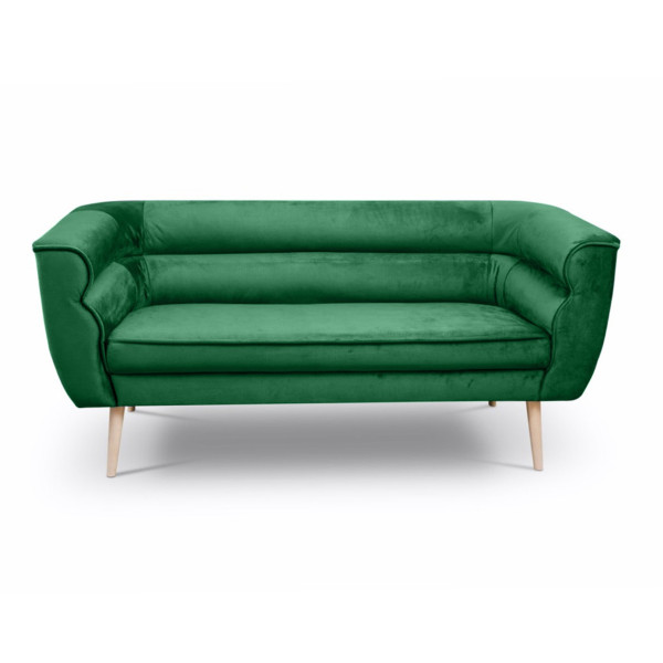 Sofa w stylu skandynawskim MARO 3 / MG2225 butelkowa zieleń 465778