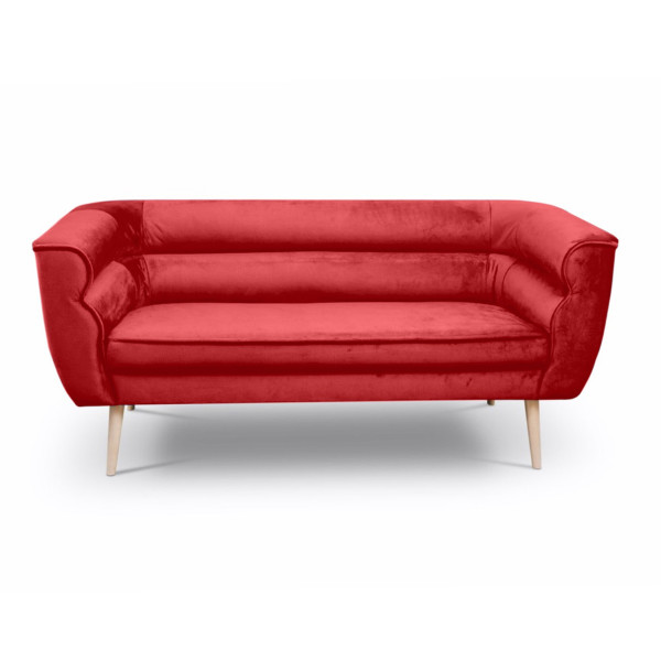 Sofa w stylu skandynawskim MARO 3 MG2232 czerwony 465712