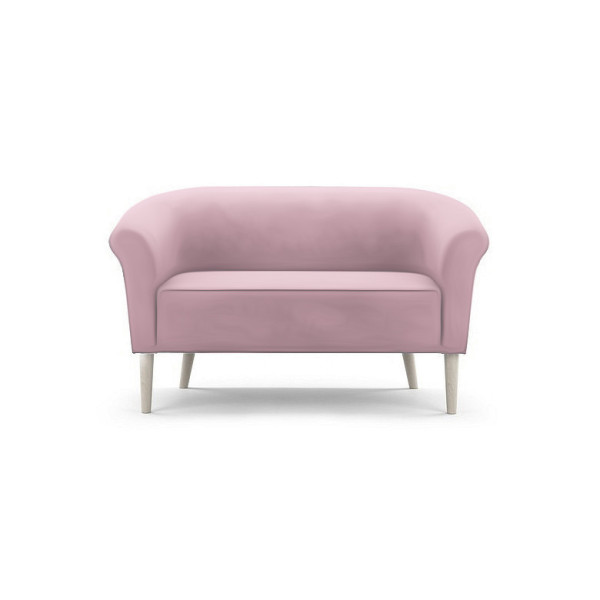 Sofa w stylu skandynawskim PERO 2 - róż nogi buk 378419
