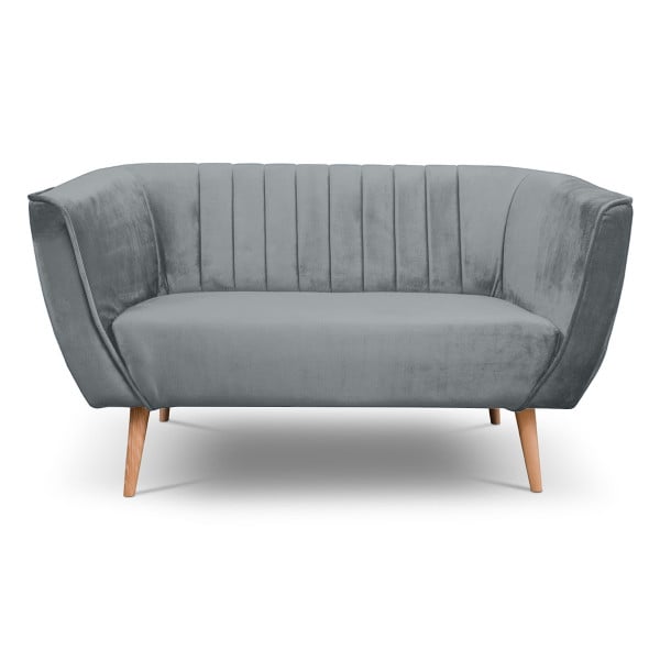 Sofa w stylu skandynawskim PIK 2 / MON84 jasny szary 382785