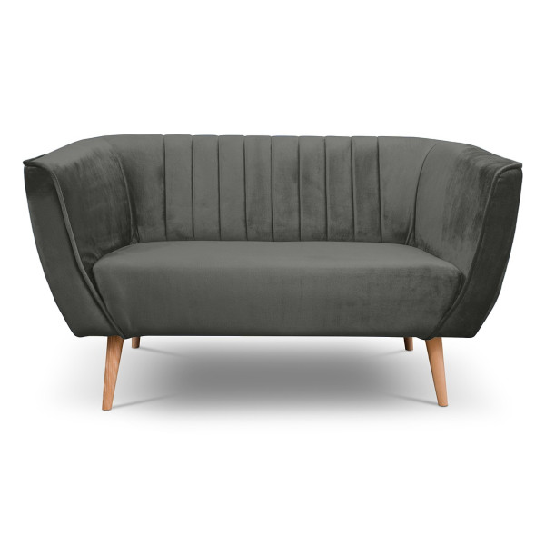 Sofa w stylu skandynawskim PIK 2 / MON92 ciemny szary 382784