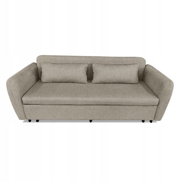 Sofa wypoczynkowa kanapa rozkładana leżanka do spania S105 Lily szenil brąz 863615