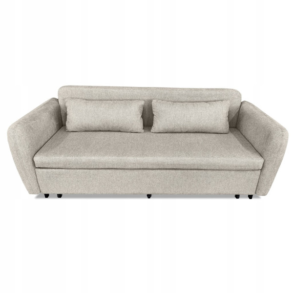 Sofa wypoczynkowa kanapa rozkładana leżanka spania S105 Lily szenil szary 863617