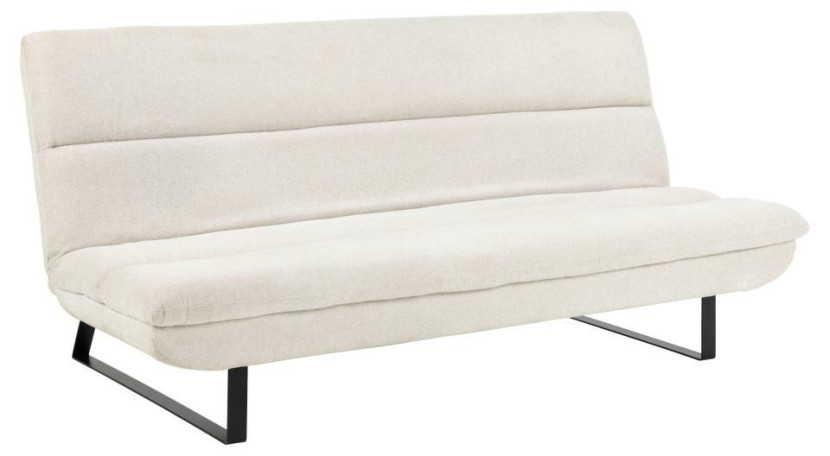 Sofa z funkcją spania Arbonne beżowa podstawa ze stali 271406