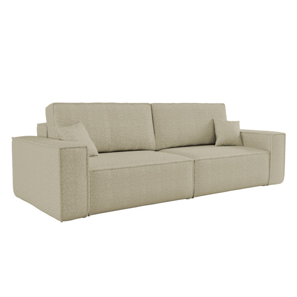 Sofa z funkcją spania BEST tkanina Quelle Beżowy 598829