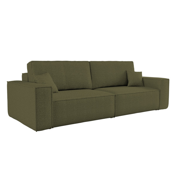 Sofa z funkcją spania BEST tkanina Quelle Oliwkowy 598828