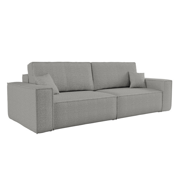Sofa z funkcją spania BEST tkanina Quelle Szary 598830
