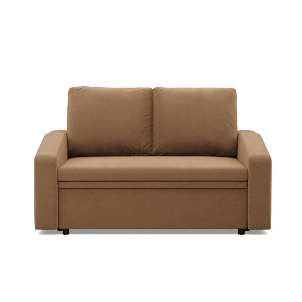 Sofa z funkcją spania, BLOM, Mikrofaza, 148x87x90, cappuccino | TYLETEGOTU 773297