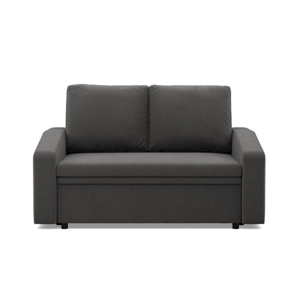 Sofa z funkcją spania, BLOM, Mikrofaza, 148x87x90 cm, szary | TYLETEGOTU 773361