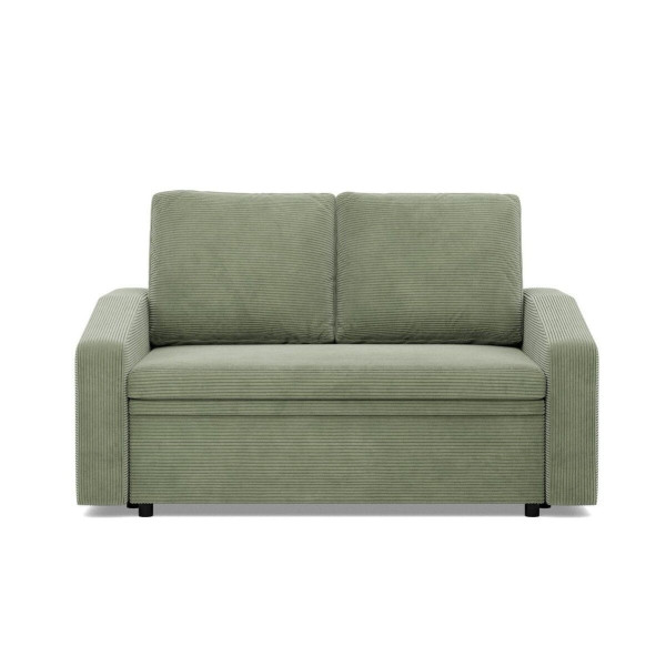 Sofa z funkcją spania, BLOM, sztruks, 148x87x90 cm, oliwkowy | TYLETEGOTU 773377