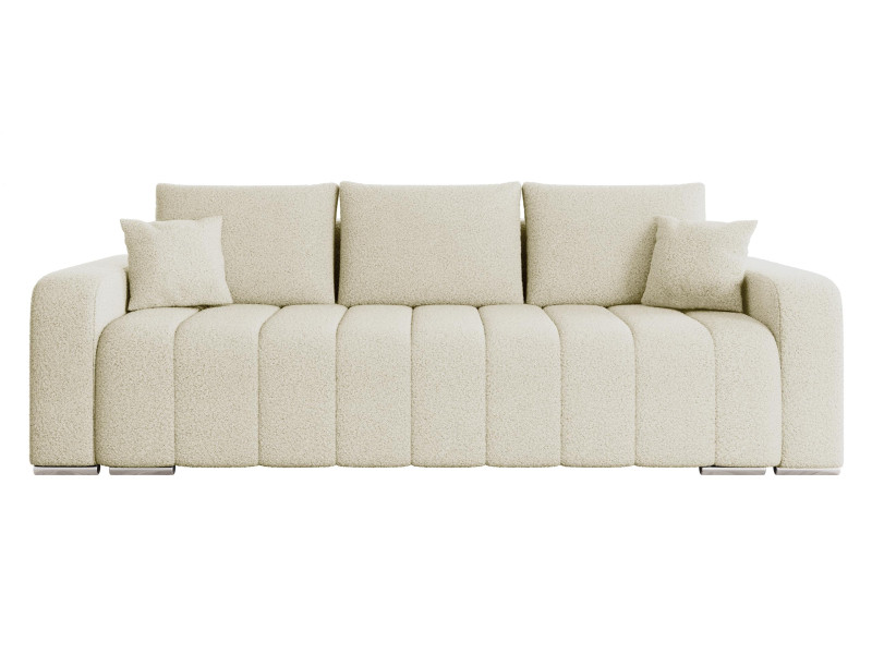 Sofa z funkcją spania i pojemnikiem Pufetto Boucle 937591