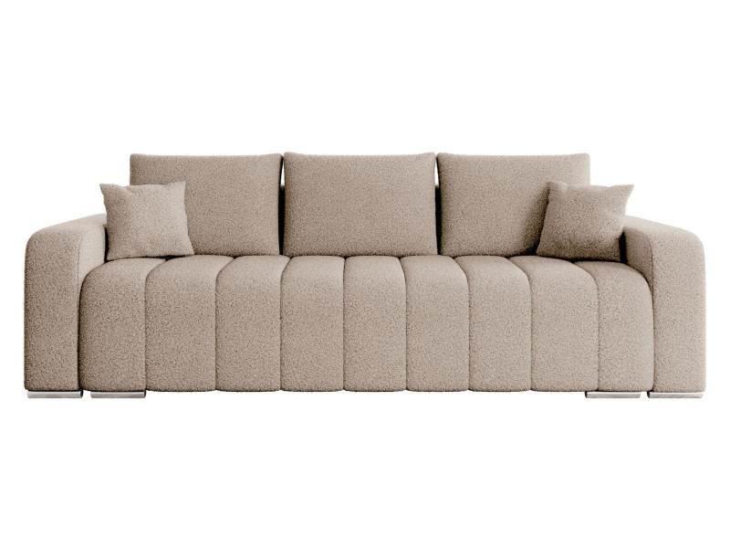 Sofa z funkcją spania i pojemnikiem Pufetto Boucle 937597