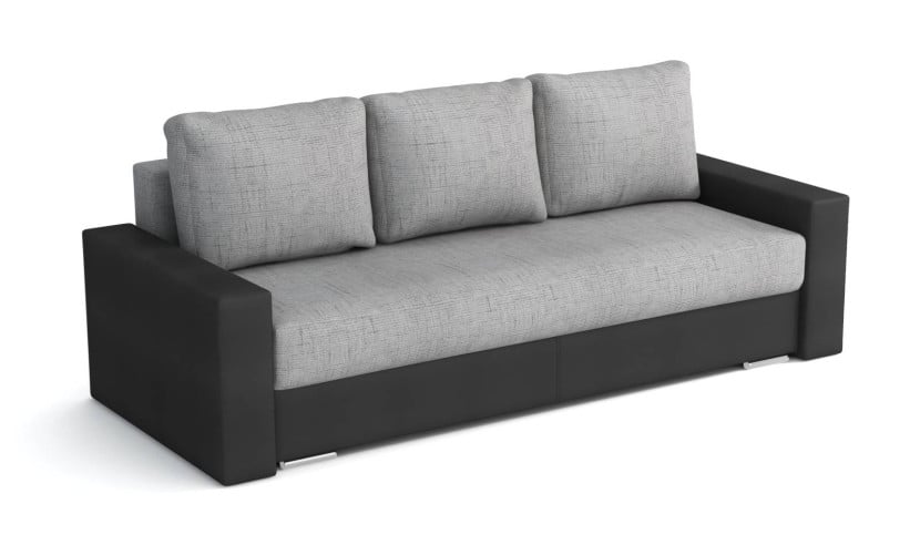 Sofa z funkcją spania Klass Czarny/Srebrny 195461