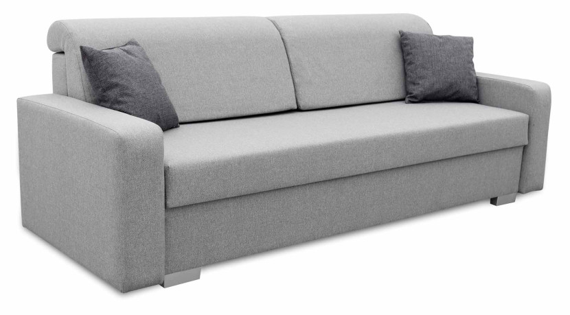 Sofa z funkcją spania sprężyny bonell Vigo Szara 195510